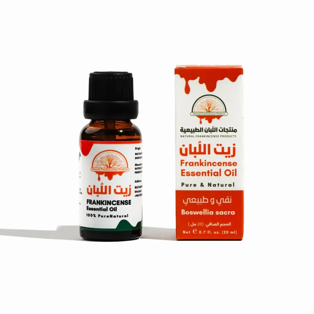 100% Pure Omani Frankincense Essential Oil for aromatherapy and natural skincare.