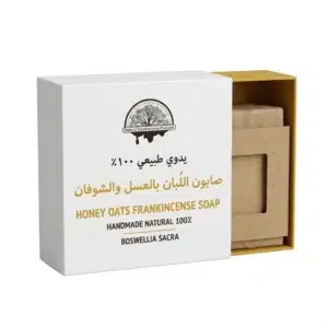Frankincense soap with honey and oats