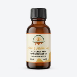coconut and frankincense oil 30ml bottle