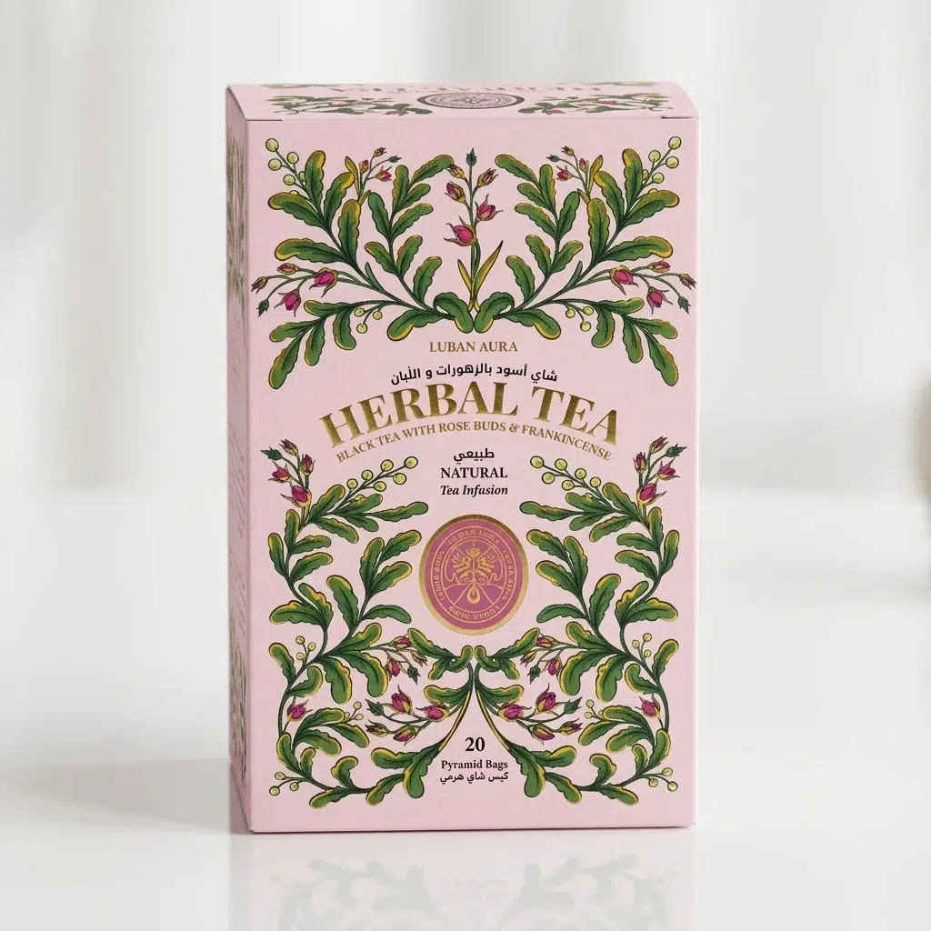 Black Tea With Rose Buds And Frankincense